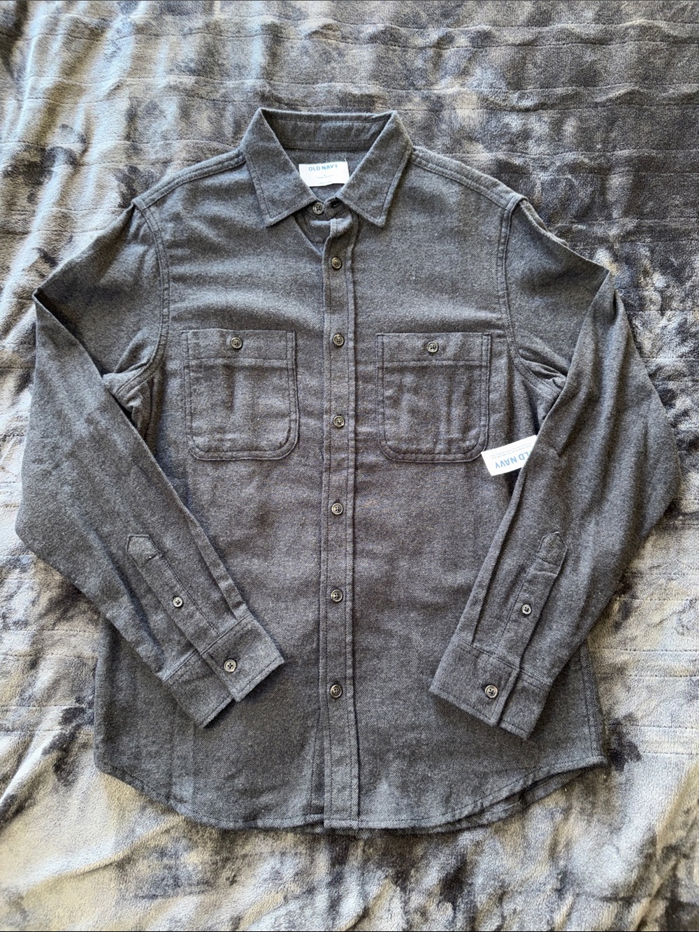 ON Men’s Double-Brushed Flannel Shirt - S